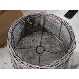 vidaXL Lampenkap Ø40x26 cm wicker bruin