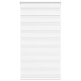 vidaXL Zebra Blind 75x100 cm stofbreedte 70,9 cm polyester wit