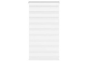 Zebra Rolgordijn Wit 75x100 cm - 31% Korting