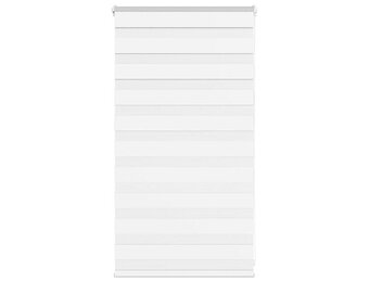vidaXL Zebra Blind 75x100 cm stofbreedte 70,9 cm polyester wit