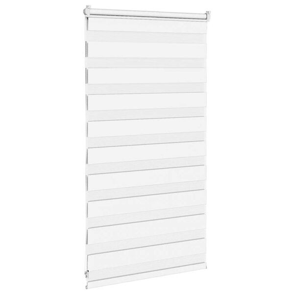 vidaXL Zebra Blind 75x100 cm stofbreedte 70,9 cm polyester wit