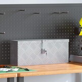 vidaXL Aluminium kist 48,5x14x20 cm zilverkleurig