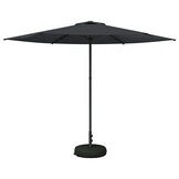 vidaXL Tuinparasol met Basis Rechthoekig 3 x 3 m Polyester