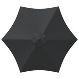 vidaXL Tuinparasol met Basis Rechthoekig 3 x 3 m Polyester