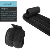 USINGFIT gewichtsmanchetten pols- & enkelgewichten enkel pols gewicht 2 * 0,5Kg / 2 * 1Kg / 2 * 1,5Kg / 2 * 2Kg voet benen armen gewichten polsgewicht, voor fitness, gymnastiek, hardlopen