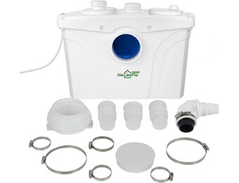 700W Afvalwaterpompen vuilwatersysteem Huishoudelijk Opvoerstation Hefsysteem Afvalwaterpomp met Roestvrijstalen Schoepen en Actieve voor Douche Keuken Wastafel Debiet tot 200L/min