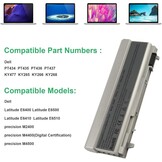 ASUNCELL Laptop Accu 7800mAh voor Dell Latitude E6400 E6500 E6410 E6510 en Precision M2400 M4400 M4500