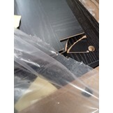 vidaXL Dressoir Zwart Eiken 50 x 42,5 x 93 cm