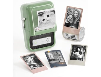 NIIMBOT Etiketteerapparaat B21 Pro, labelprinter, HD, 300 DPI, groen
