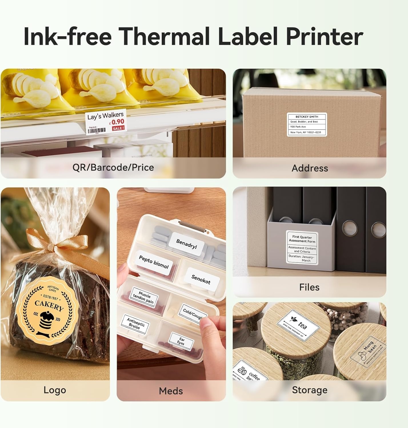 NIIMBOT Etiketteerapparaat B21 Pro, labelprinter, HD, 300 DPI, groen