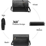GAEKEAO Schoudertas, crossbody bag voor dames, tas dames schoudertas portemonnee, handtas dames schoudertas met kaartsleuven, verstelbare afneembare schouderriem voor vrouwen