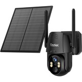 Tzziel TZ-4G-S84 4G Buitencamera 1080p met 32GB Geheugen