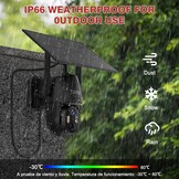 Tzziel TZ-4G-S84 4G Buitencamera 1080p met 32GB Geheugen