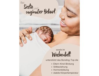 Huid-op-huid bonding top voor baby's Rood XL (56% korting)