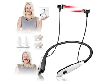 Infrarood Roodlichttherapieapparaat 2-in-1 voor Tinnitus & Oorgeluiden - 32% Korting