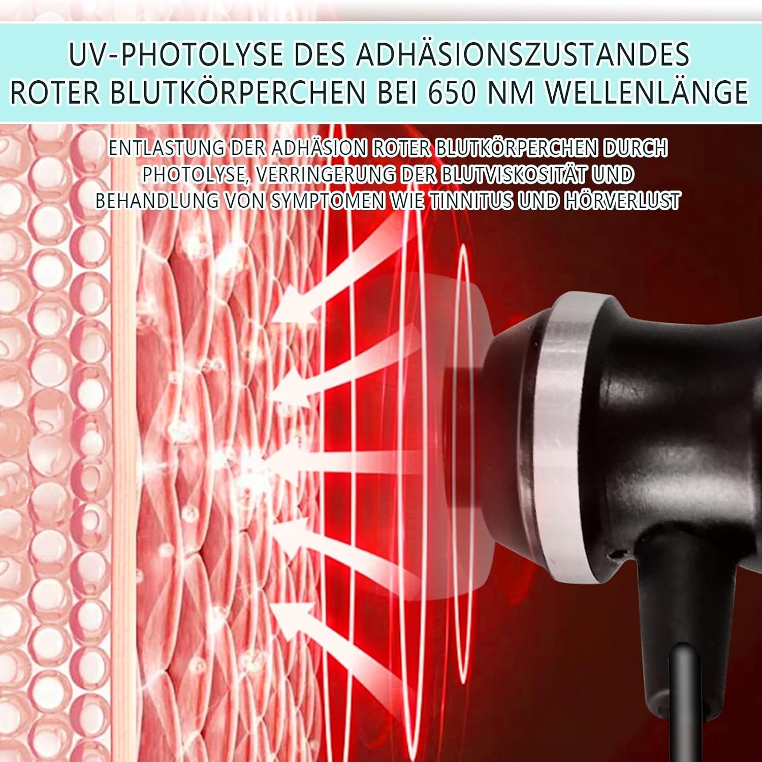 Infrarood Roodlichttherapieapparaat 2-in-1 voor Tinnitus & Oorgeluiden - 32% Korting