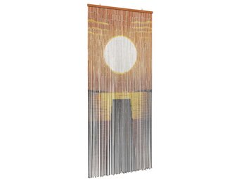 Bamboe Deurgordijn 90x200cm Meerkleurig met 34% Korting