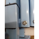 vidaXL Partytent met 4 zijwanden inklapbaar 3x4 m staal blauw
