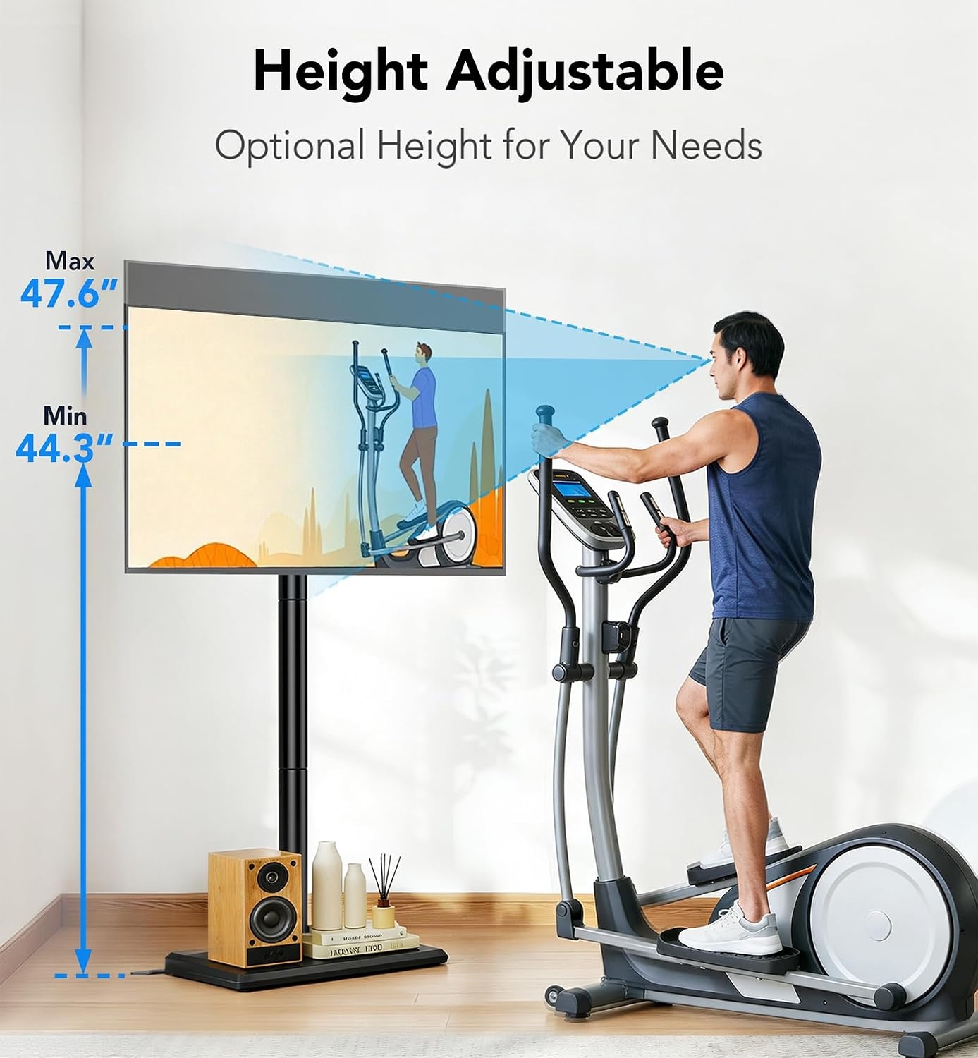 Draaibare TV Vloerstandaard 26-60 inch | 33% Korting
