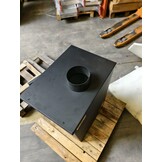 Houtkachel - binnen - vrijstaand - 12 KW - staal