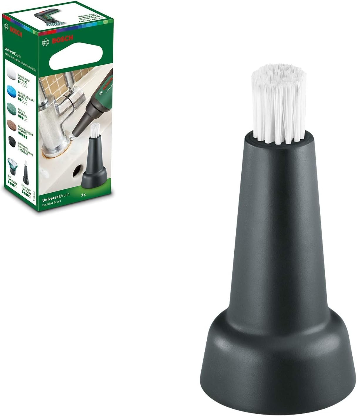Bosch Melamine Wispad voor Elektrische Reinigingsborstel UniversalBrush (3 stuks, in kartonverpakking)