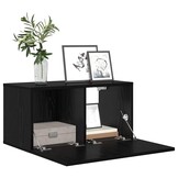 TV-kast Zwart Bewerkt Hout 60x30x30cm - Nu 58% Korting!