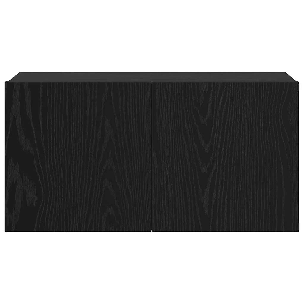 TV-kast Zwart Bewerkt Hout 60x30x30cm - Nu 58% Korting!