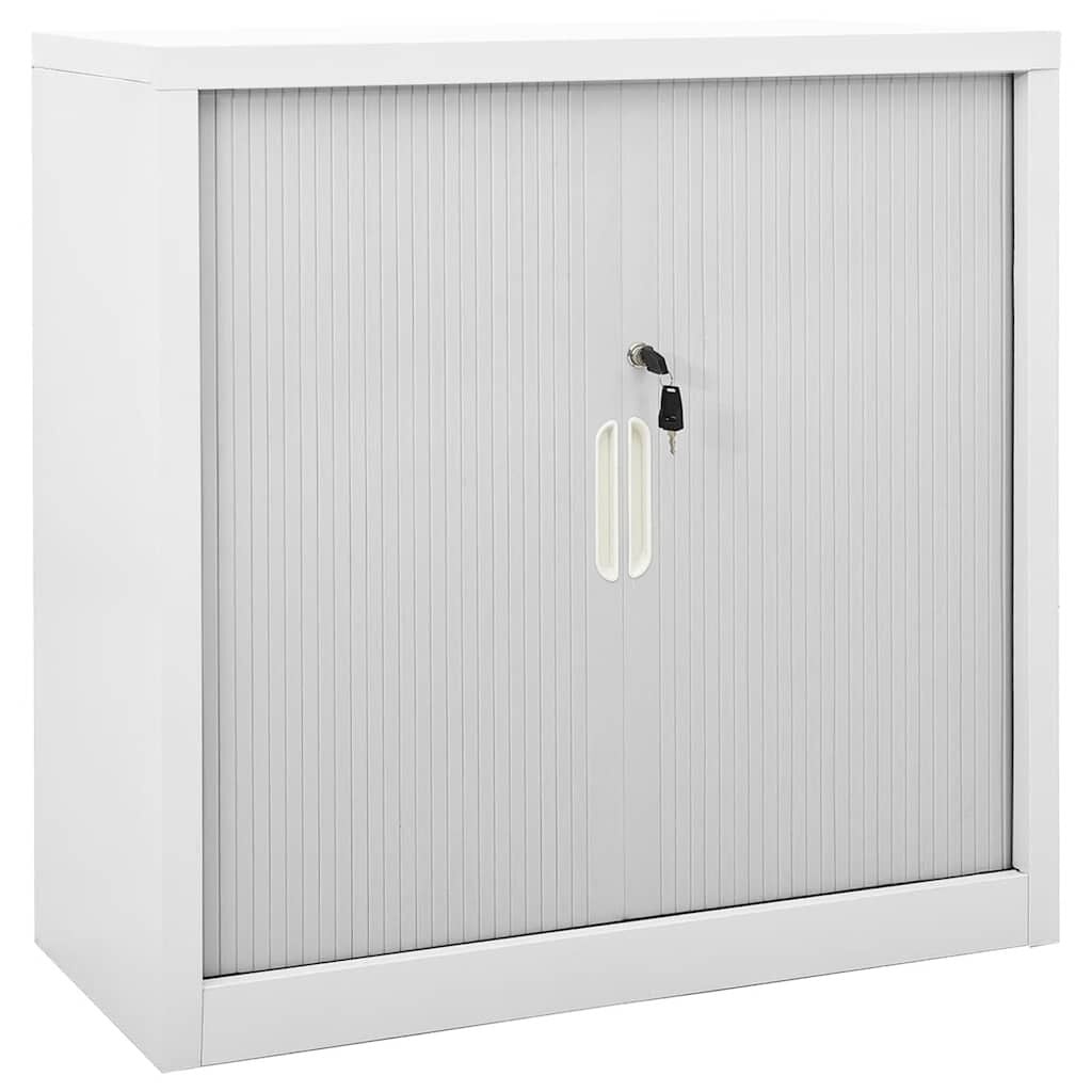 Roldeurkast Staal Grijs 90x40x90 cm - 59% Korting