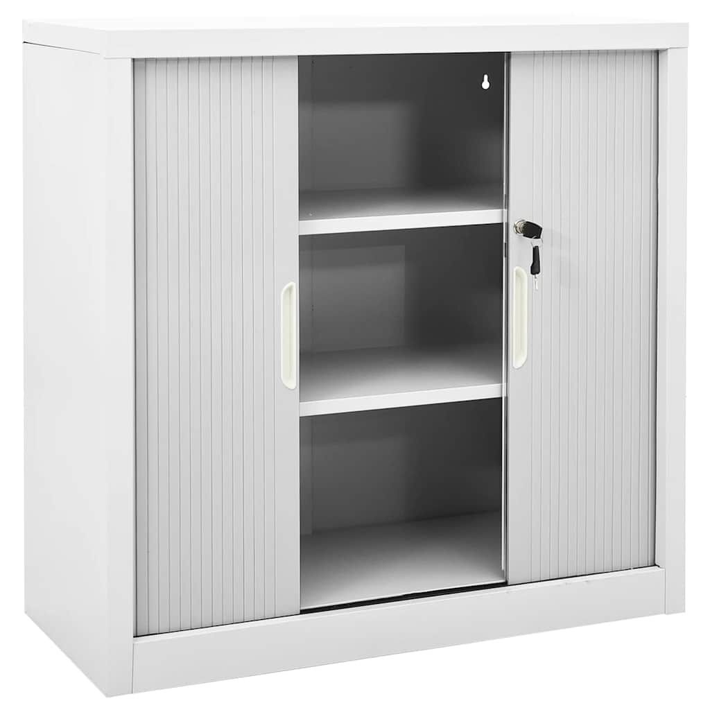 Roldeurkast Staal Grijs 90x40x90 cm - 59% Korting