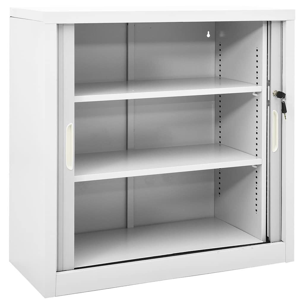 Roldeurkast Staal Grijs 90x40x90 cm - 59% Korting