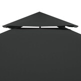 VidaXL Vervangend Tentdoek Prieel 3x3m Donkergrijs - 34% Korting!