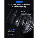 LISEN Magsafe autotelefoonhouder met oplaadfunctie - [Qi2.2 & 25W]