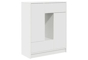 Wit Dressoir met Lades en Deuren (73x31x90 cm) - 41% Korting