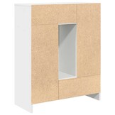 Wit Dressoir met Laden & Deuren 73x31x90 cm - 34% Korting