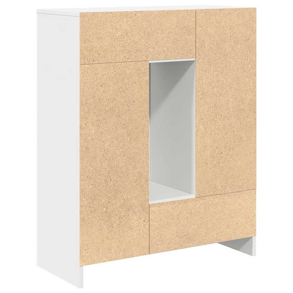 Wit Dressoir met Laden & Deuren 73x31x90 cm - 34% Korting
