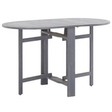 Opvouwbare Tuintafel Acaciahout Grijs - 35% Korting