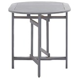 Opvouwbare Tuintafel Acaciahout Grijs - 35% Korting