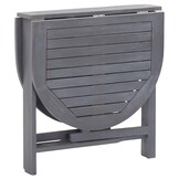 Opvouwbare Tuintafel Acaciahout Grijs - 35% Korting