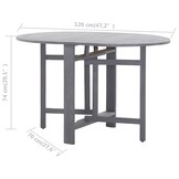 Opvouwbare Tuintafel Acaciahout Grijs - 35% Korting
