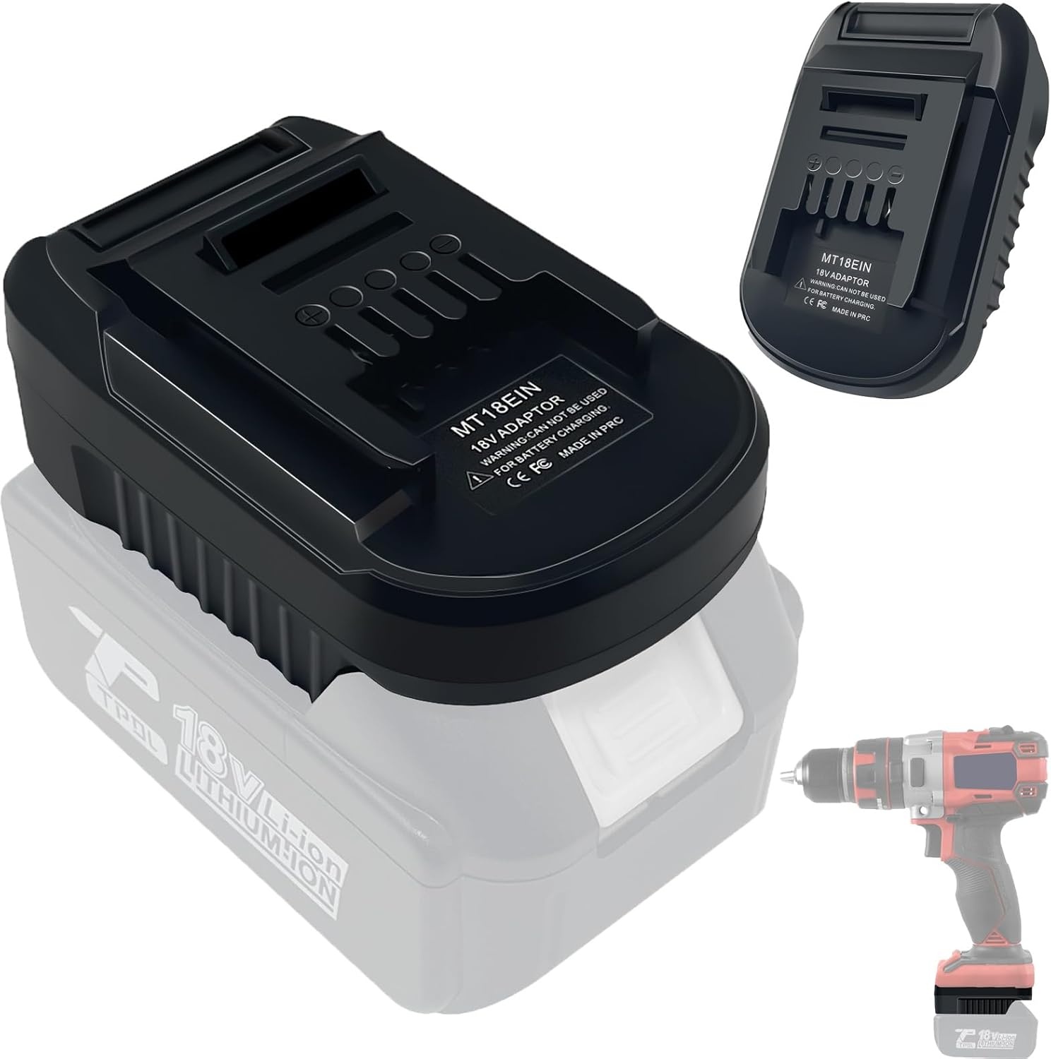 Accuadapter voor Makita naar Einhell, voor Makita 18V lithiumbatterij omzetten naar Einhell 18V lithium, voor EIN.hell 18-V accuapparaten