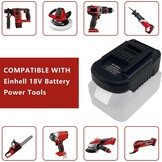 Accuadapter voor Makita naar Einhell, voor Makita 18V lithiumbatterij omzetten naar Einhell 18V lithium, voor EIN.hell 18-V accuapparaten