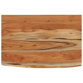 vidaXL Wandschap rechthoekig natuurlijke rand 50x30x3,8 cm acaciahout