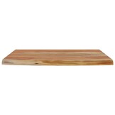 vidaXL Wandschap rechthoekig natuurlijke rand 50x30x3,8 cm acaciahout