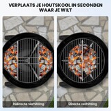 Onlyfire Houtskoolmand Roestvrije Stalen, Briquet Houders voor Weber 57/67cm Houtskoolgrills, Directe en Indirecte Warmte, Hoogwaardige Houtskoolmanden, Houtskoolbarbecues BBQ Accessoires, Set van 2