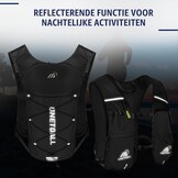 Hardloopvest voor dames, met 500 ml drinkfles, 2 liter drinkzak, lichte drinkrugzak voor heren, 6 l, reflecterend voor joggen, trailrunning, fiets, marathon, motorfiets, slechts 150 g