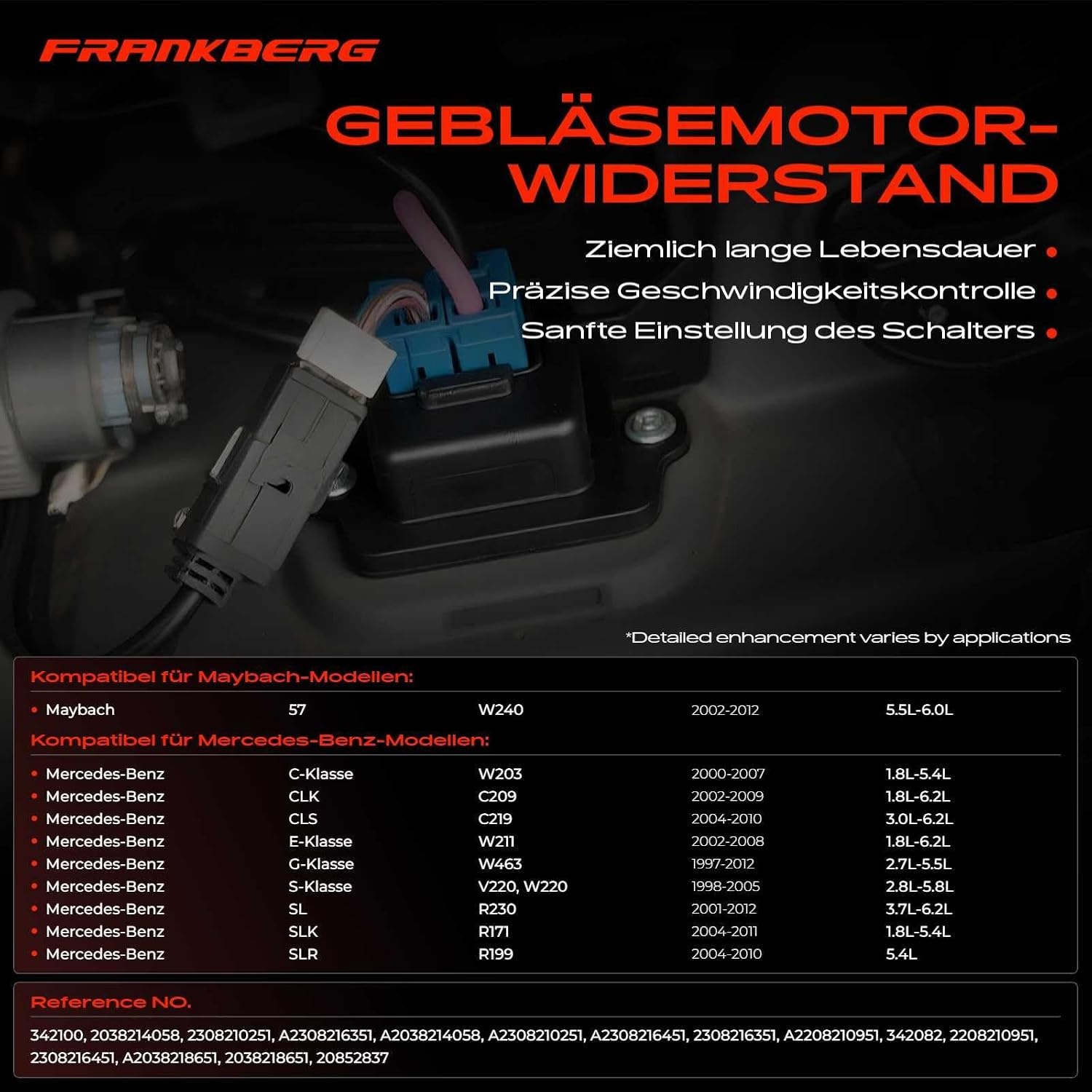 Frankberg Ventilatorregelaar verwarmingsweerstand 2038214058