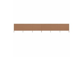 Windscherm 6-panelen Taupe 800x160 cm - 41% Korting