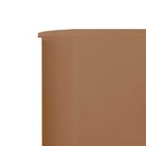 vidaXL Windscherm 6-panelen 800x160 cm stof taupe