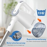 FEPPO 10-in-1 Stoomreiniger en Stoommop - Wit - 1300W