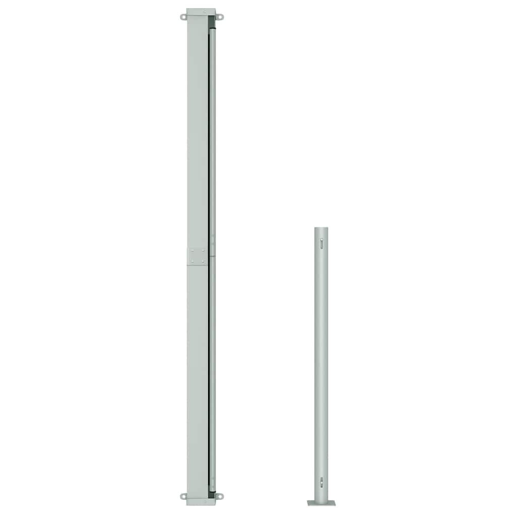 vidaXL Tuinscherm uittrekbaar 180x500 cm grijs